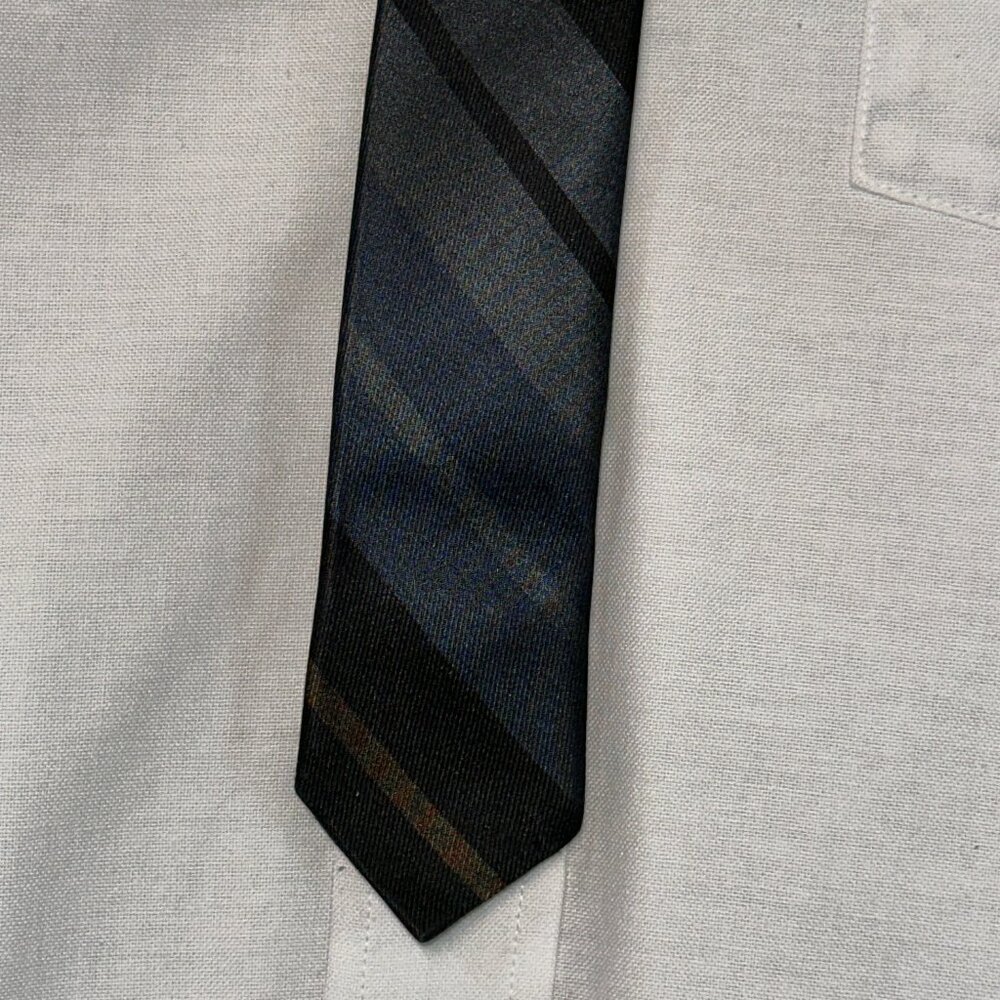 Vintage Narrow Black Tie